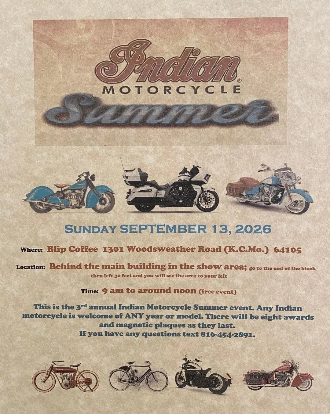 Indian Summer Event – N.K.C. Motorcycle Association